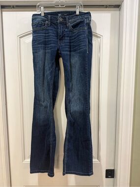 Buckle Men's Dark Blue Bootcut Jeans